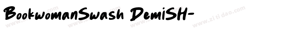 BookwomanSwash DemiSH字体转换